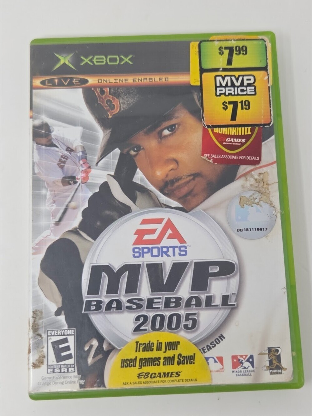 EA Sports MVP Baseball 2005 Original Xbox Game Disc Case No Manual MLB